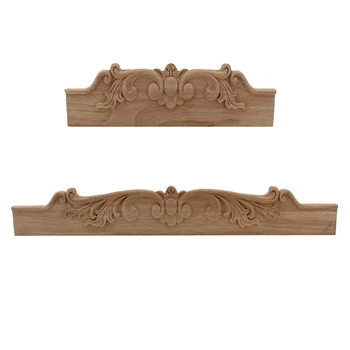 

VZLX Adeeing European Style Wood Carved Corner Applique Unpainted Furniture Vintage Home Decor Decoration Maison Accessories