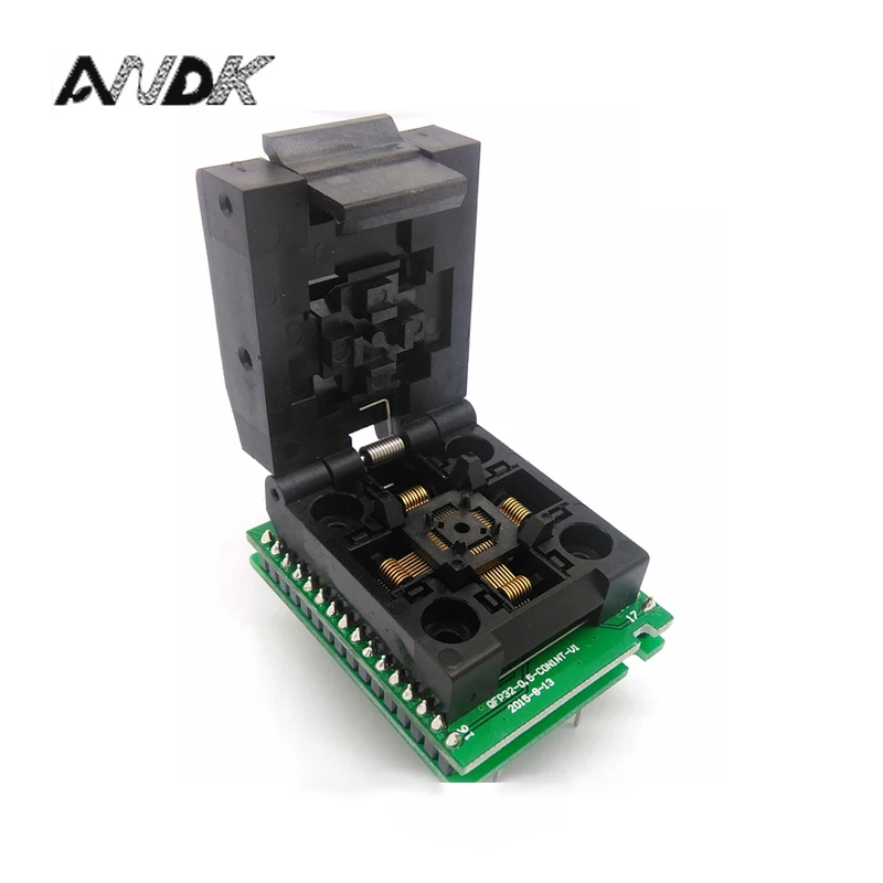 QFP32 TQFP32 LQFP32 Double Board IC51 0324 805 Pitch 0.5mm Clamshell ...