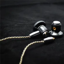 Новое поступление FENGRU HYCK100 1,2 м плоский металлическое защитное крепление на голову наушники DIY двойной динамический привод наушники наушник HiFi с интефейс MMCX