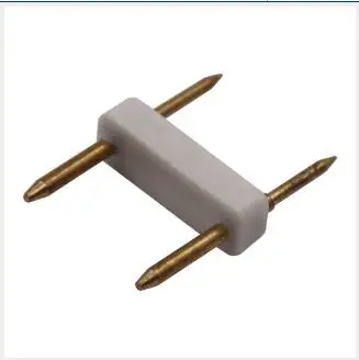 10 шт. 2 Pin/4 контактный разъем рекомендуем аксессуар Медь шпильки Одноцветный RGB 110V 220V Светодиодные ленты Dropshopping - Цвет: 10pcs 2PIN 10MM
