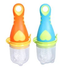 Newborn Baby Pacifier Nipple Infant Fresh Food Milk Nibbler Feeder Feeding Tool Safe Vegetable Chew Supplies Bags Holder
