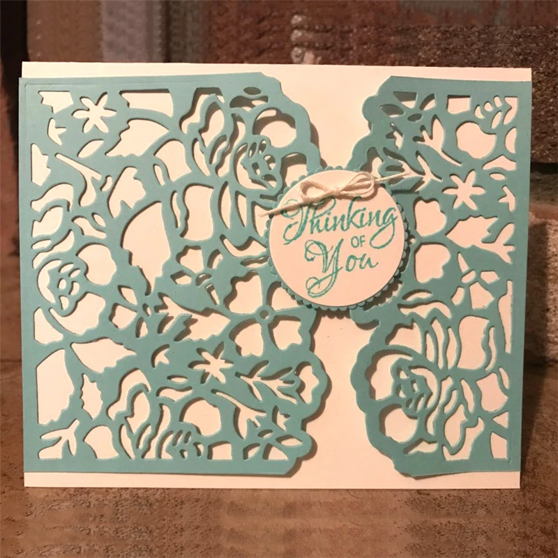 

Naifumodo 3Pcs/Lot Metal Cutting Dies Scrapbooking for Card Making DIY Embossing Cuts New Craft Lace Flower Frame 2019 New