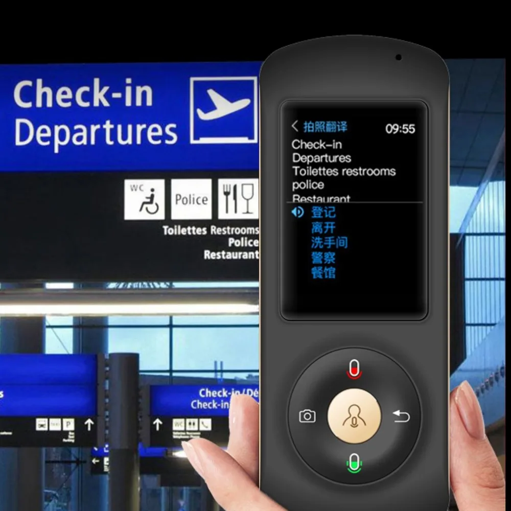 

Portable Mini Wifi Instant Voice Smart Translator Real Time Interpreter 28 Language Learning Machine For Business Meeting