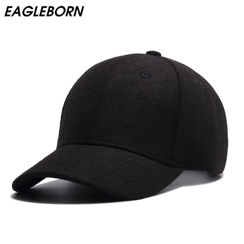 EAGLEBORN/оптовая продажа одноцветные мужские зимние бейсболки брендовые