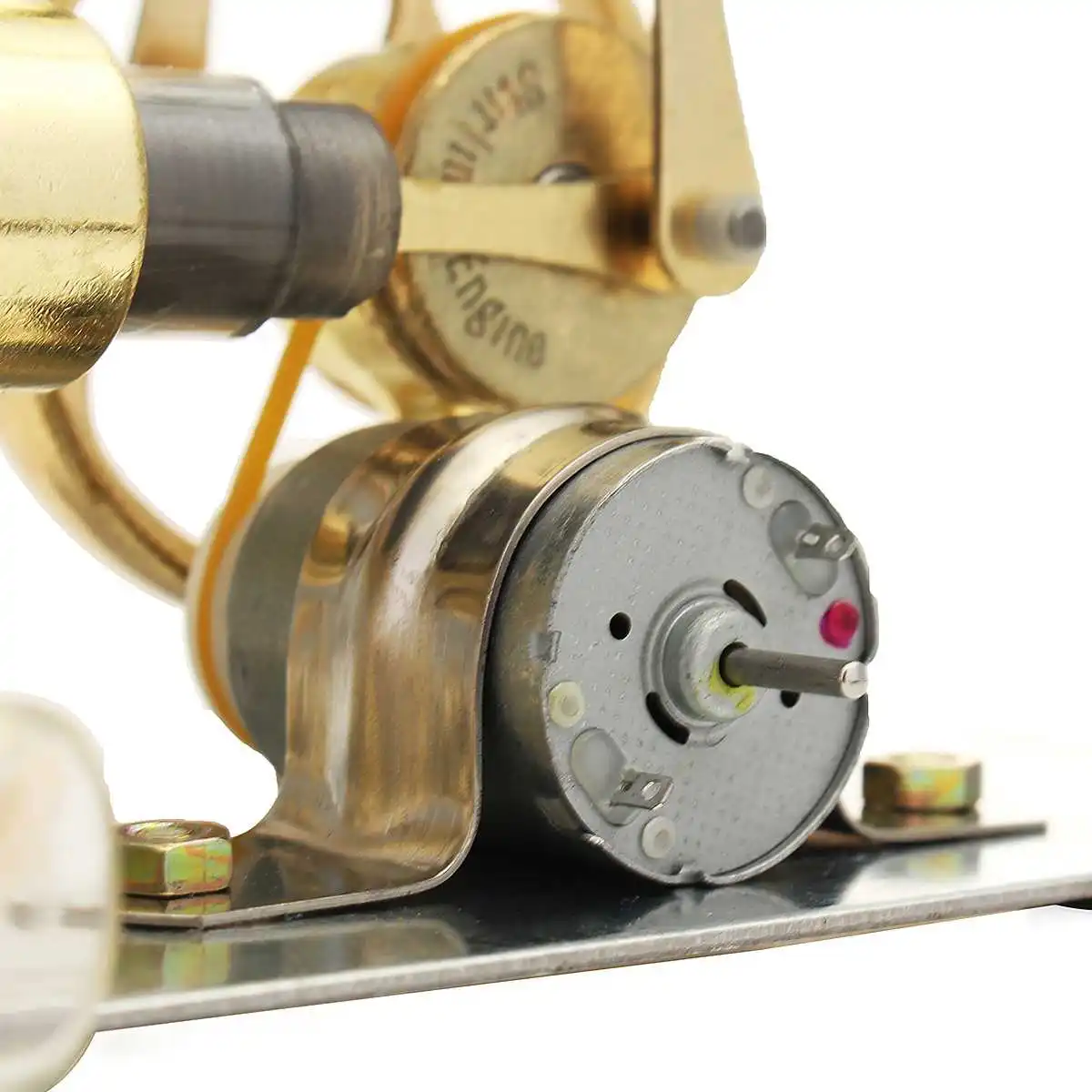 

Double Cylinder Air Stirling Engine Model Motor Generator Toy Early Education Gift For Children Gift Collection