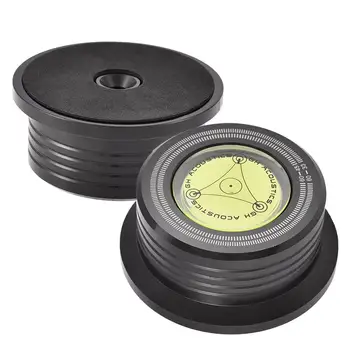 

60Hz Turntable Disc Record Stabilizer Clamp Built-in high precision bubble level for LP Vinyl Record Player TV, LCD monitor, PC