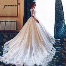 Фабричное свадебное платье es плюс размер кружевной вырез лодочкой аппликации свадебное платье в стиле бохо Robe De Mariee Vestido De Novias Свадебные Платья