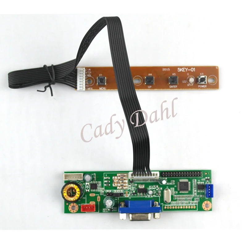 VGA LVDS 30 контактов монитор драйвер плата контроллера Модуль DIY комплект для Raspberry PI 3 "-24" 1920x1080 ЖК-дисплей матричная панель