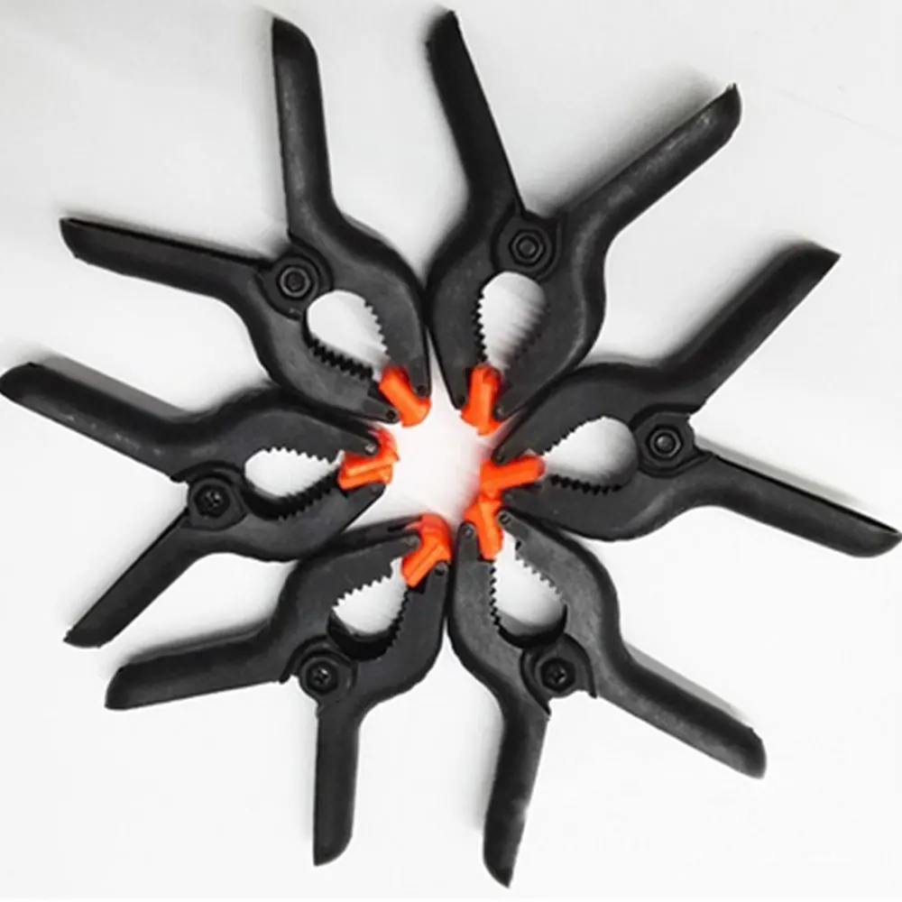 

10PCS 2inch DIY Tools Plastic Nylon Toggle Clamps For Woodworking Spring Clip Photo Studio Background Stand Holder Clips Clamps