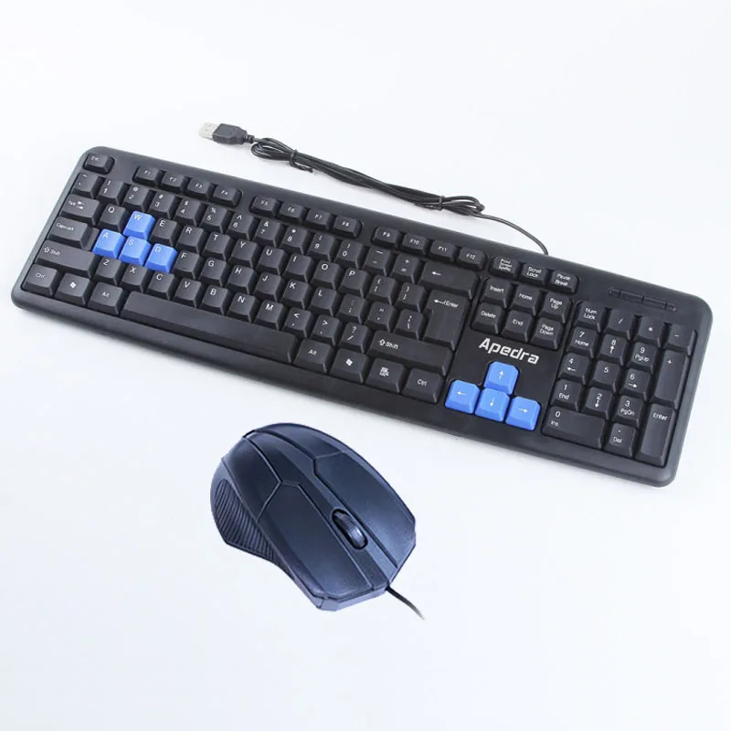 

USB Wired Keyboard Mouse Combos Durable Comfortable Mouse and keyboard Combo for Desktop Laptop