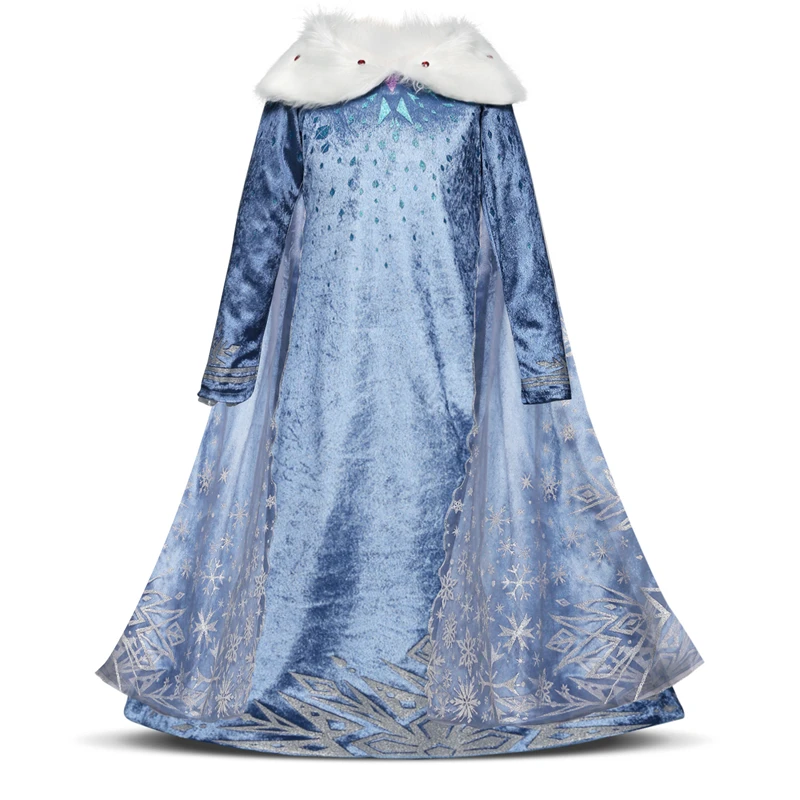 Elsa Dresses for Girls Winter Anna Elsa Princess Dress Kids Cosplay Costume Carnival Costume Party Dress Vestidos Girls Clothing Elsa Dresses for Girls Winter Anna Elsa Princess Dress Kids Cosplay Costume Carnival Costume Party Dress Vestidos Girls Clothing