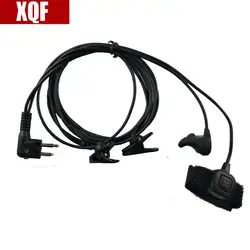 XQF 2 pin Динамик уха кости Вибрация палец PTT гарнитура для Motorola GP68, GP88, GP88S CP150, CP200 XTN446 CT150, CT250 радио