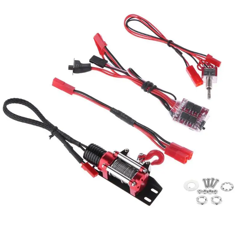 

Metal Simulate Winch ESC Remote Controller for 1/10 Redcat RC Rock Crawler