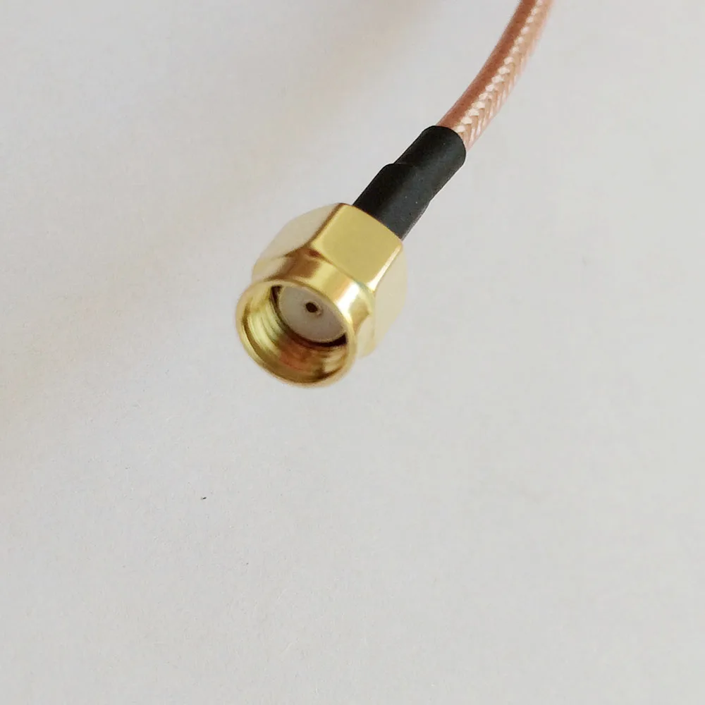 10M Coax Extension Cable RP SMA Male to SMA Female Antenna Lead 50 ohm Shielded Silver