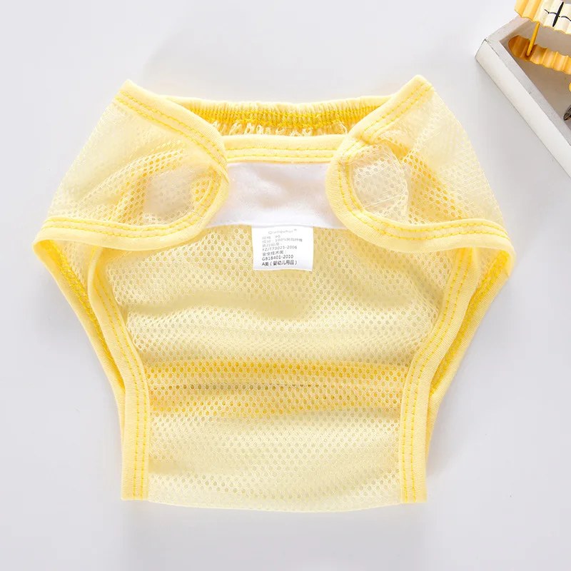 Baby Nappy Summer Super Breathable Mesh Diapers Newborn Washable Recycled Training Pants