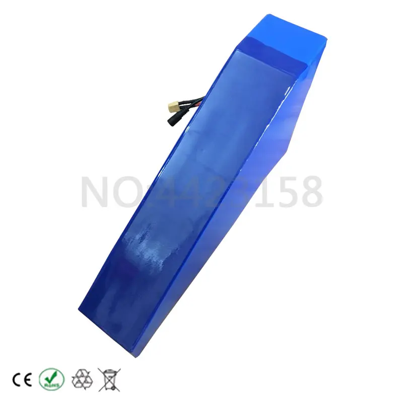 Top 52v Triangle lithium Battery 52V 32AH Electric Bike Battery 52V 32AH Electric Scooter Battery Use LG Cell For 52V 2000W Motor 1