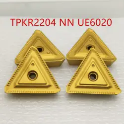 Твердосплавный инструмент TPKR2204 NN UE6020 треугольник Внешний металла, токарные инструменты TPKR2204 ЧПУ части токарный станок фреза