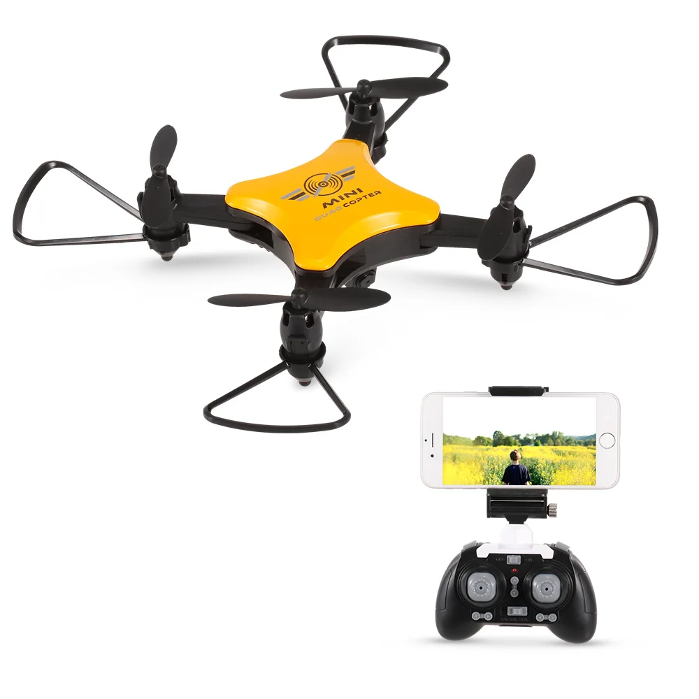 

0.3MP Camera Wifi FPV Foldable Mini Drone Headless Mode Altitude Hold RC Quadcopter Remote Control Helicopter Drone Selfie Toys