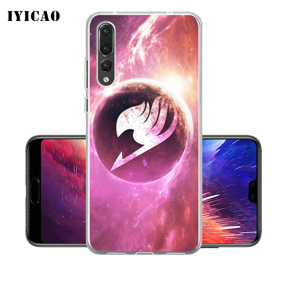 IYICAO Fairy Tail Мультфильм Мягкий силиконовый чехол для телефона для huawei P30 P20 Pro P10 P9 P8 Lite P Smart чехол из ТПУ