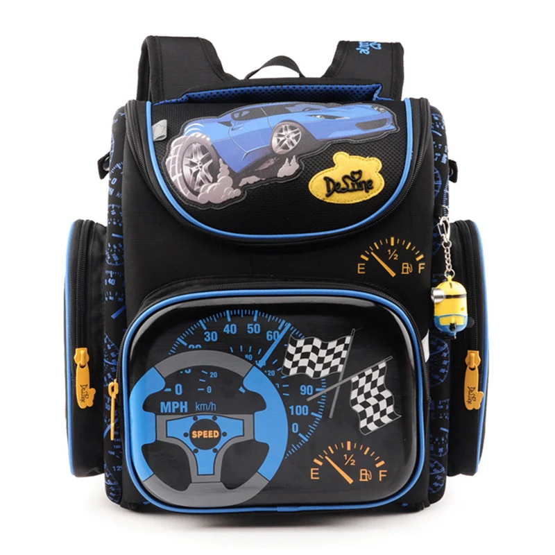

Brand Children School Bags for Boys Orthopedic Backpack Cartoon Cars or Planes Schoolbag Kids Satchel Mochila Infantil Grade 1-5
