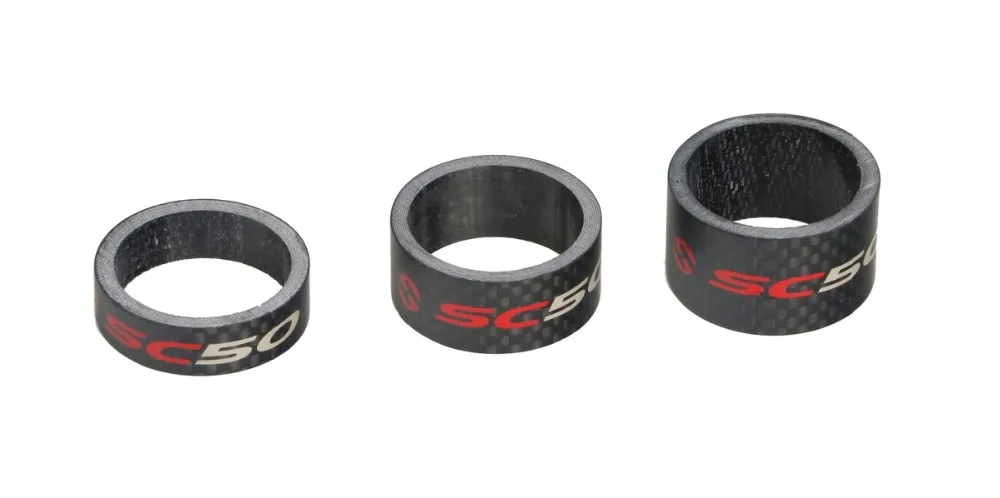 TOSEEK 3 шт велосипед 1 1/8 &quot10 мм 15 20 Форма велосипедная гарнитура углеродная