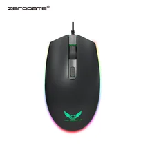 ZERODATE S900 игровой Мышь 1600 Точек на дюйм 4 пуговицы RGB светодиодный Подсветка оптический, эргономический Проводная usb-мышь мышь для ПК, ноутбука, компьютера