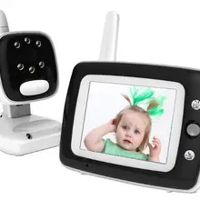 BQ35 3,5-дюймовый цветной экран цифровая радионяня ночного видения Успокаивающая Колыбельная двухсторонняя аудио температурный дисплей 2,4 ГГц беспроводной