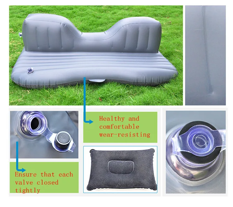 Универсальный автомобильный надувной матрас для путешествий, надувная кровать для автомобиля, надувная подушка для кровати, уличные дорожные кровати, диван с надувным насосом