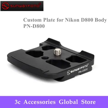 

SUNWAYFOTO PN-D800/PN-D800R Tripod Head Quick Release Plate For Nikon D800 D800E Tripod Head Plate Specific Aluminum
