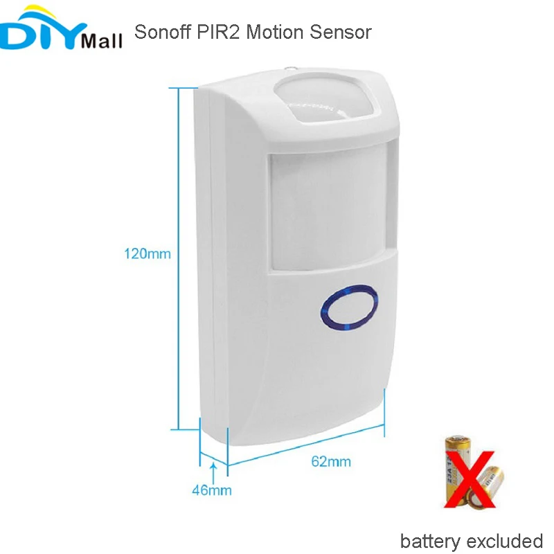 Sonoff 433 МГц РЧ мост пир2 движения инфракрасный датчик обнаружения DW1 двери окна для охранной сигнализации умный дом автоматизация - Комплект: PIR2