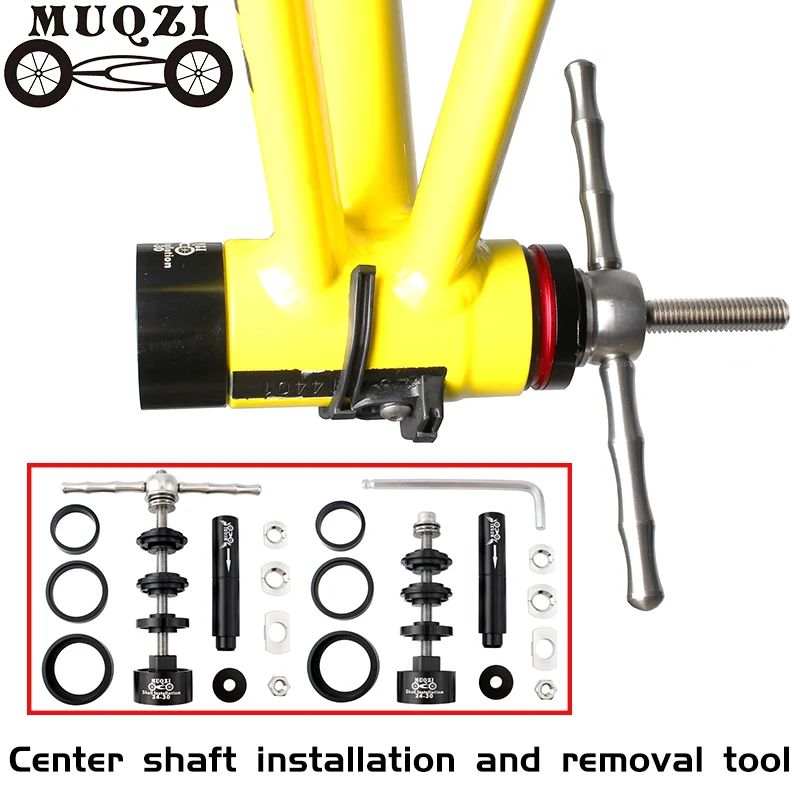 MUQZI Bicycle axle center Press-In Shaft Static Installation Disassembly Tool Suit BB86/30/92/PF30 Mountain bike road fixed gear