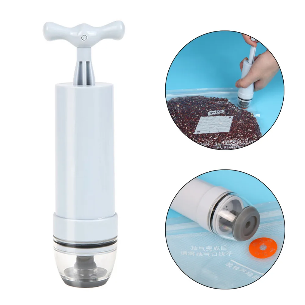 

Manual Vacuum Sealer Food Vacuum Sealer Packaging Sealing Machine Pumping Type Vacuum Food Sealer Kitchen Organizer Vacuum pump