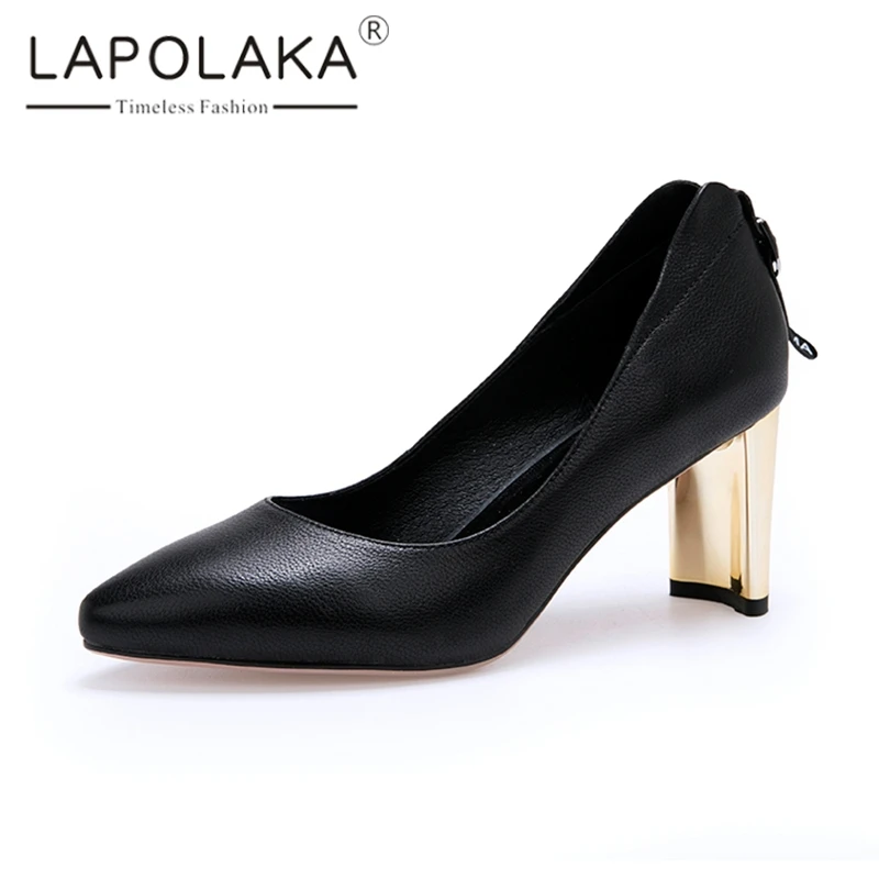 

Lapolaka 2019 Genuine Cow Leather Hot Sale Elegant Pumps Woman Shoes Strange Style Summer Shoes Women Pumps Female