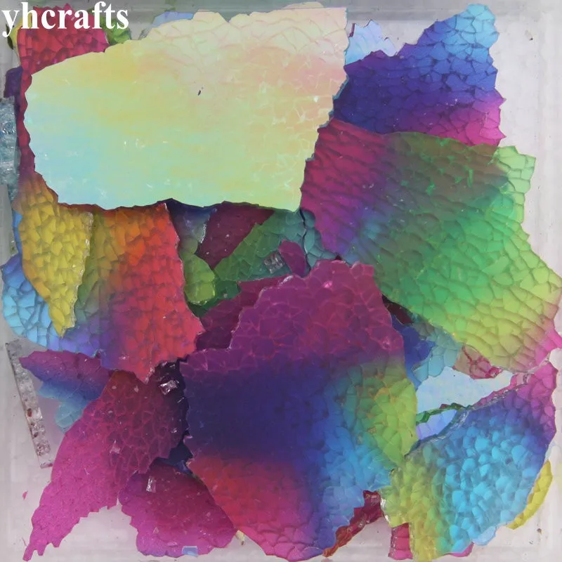 

600Gram/Lot,color select ice crack glass mosaic tile Mosaic lantern Marble mosaic DIY mosaic flowerpot,Craft material Arts