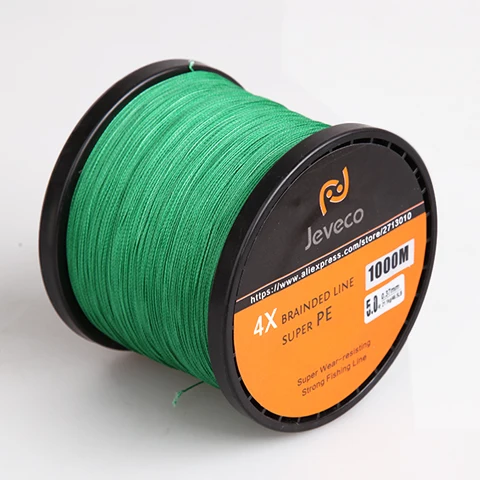 

JEVECO 1000M Super PE Braided Multifilament Fishing Line 8LB 10LB 20LB 30LB 40LB 60LB Braided Line Fishing