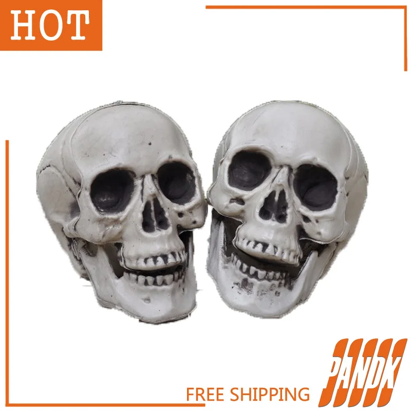 small plastic halloween skull decorations holiday props realistic skull halloween props haunted house halloween party yard - Halloween Skull Decorations small plastic halloween skull decorations holiday props realistic skull halloween props haunted house halloween party yard - Halloween Skull Decorations