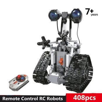 

408PCS Diy Remote Control RC Robot technic Bulldozer Electric Building Blocks Educational Toys For Children kids xmas gift