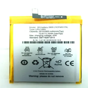 

NEW cell phone battery For BQ Aquaris X5 Battery 2900mAh Battery with Repair Tools for gift