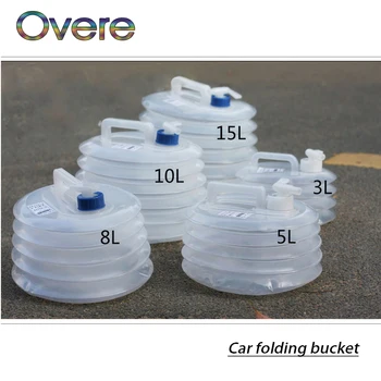 

Overe 1PC Car Folding Bucket Water Storage Container For Renault Megane 3 Duster Logan Captur Clio Chevrolet Cruze Aveo Captiva