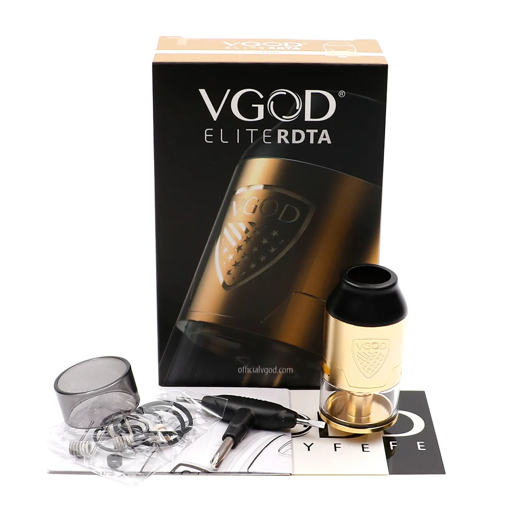 Бак VGOD Elite RDTA в наличии диаметр 24 мм электронная сигарета пересобираемый