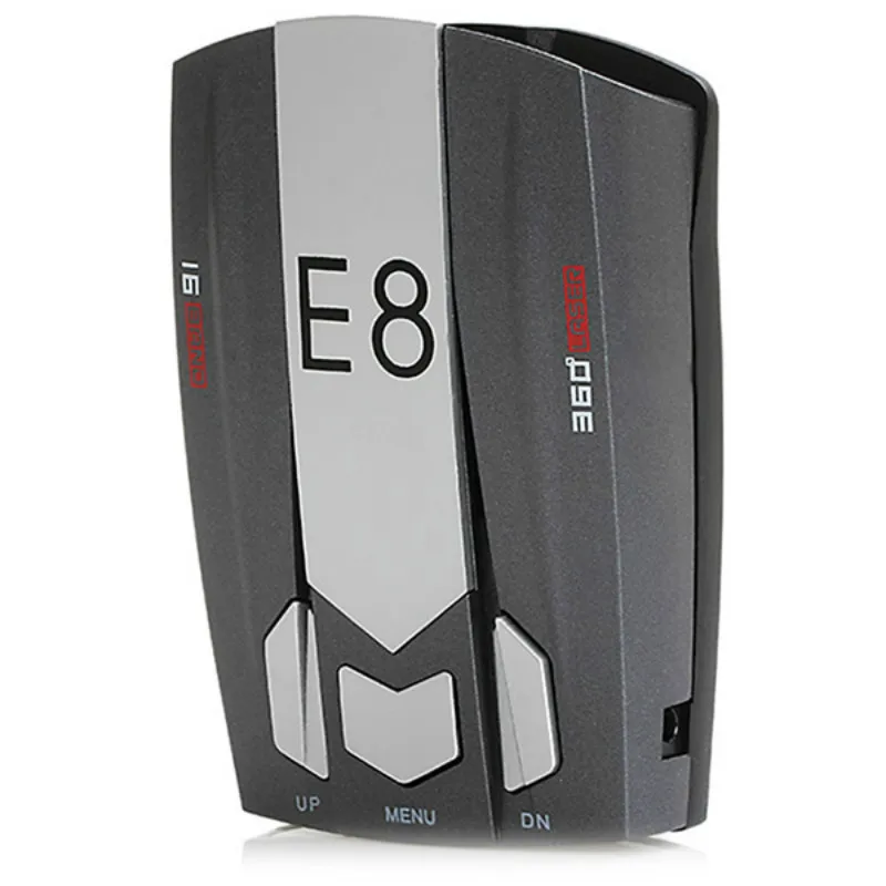 AUTOLOVER E8 Car Radar Detector 360 Degree Full Band Voice Alert Laser With English Russian Warning
