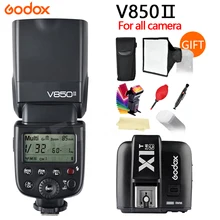 

Godox V850II GN60 w/ 2000mAh Li-ion Battery 2.4G Wirless Speedlite Flash Light+X1T C/N/S trigger For Sony Canon Nikon camera