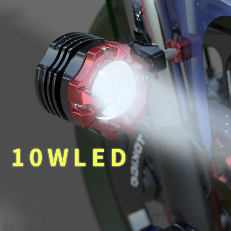 

Spirit Beast LED Spotlight Motorcycle Modification Accessories 10W Lens Spotlights Lights External Flashing Auxiliary Lights