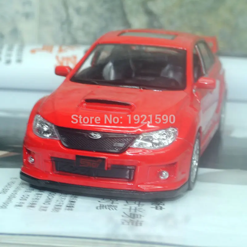 UNI 1/36 масштабные автомобильные игрушки япония Subaru STI литье под давлением металлическая модель автомобиля для подарка/коллекции/детей