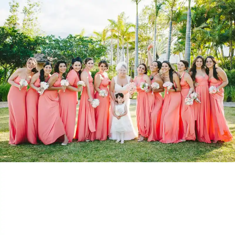 coral pink dress plus size