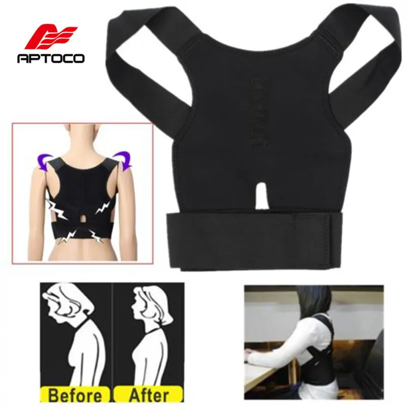 

Magnetic Theragy Posture Corrector Braces & Supports Back Belt Adjustable Shoulder Brace Support Belt Men Women Support Back