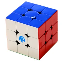 GAN 356 R Stickerless 3x3x3 speed Magic Cube Contest Twist Puzzle Toy 3D IQ Game Fancy кубический мозг тизер 56 мм ультра-Гладкий подарок