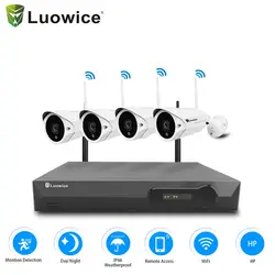 4CH 1080 P HDMI Wi Fi NVR 4 шт. 1.3MP ИК Открытый всепогодный CCTV беспроводной IP камера безопасности товары теле и видеонаблюдения системы комплект