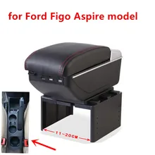 Для Ford Figo Aspire модель подлокотник коробка центральный магазин содержание коробка с держатель стакана, пепельница универсальная модель