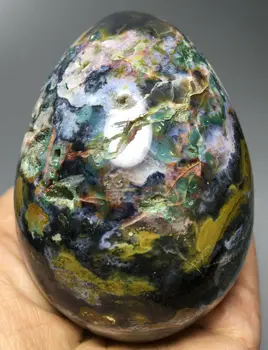 

400g Raw NATURAL OCEAN JASPER QUARTZ Geode CRYSTAL sphere EGG HEALING wireless routers